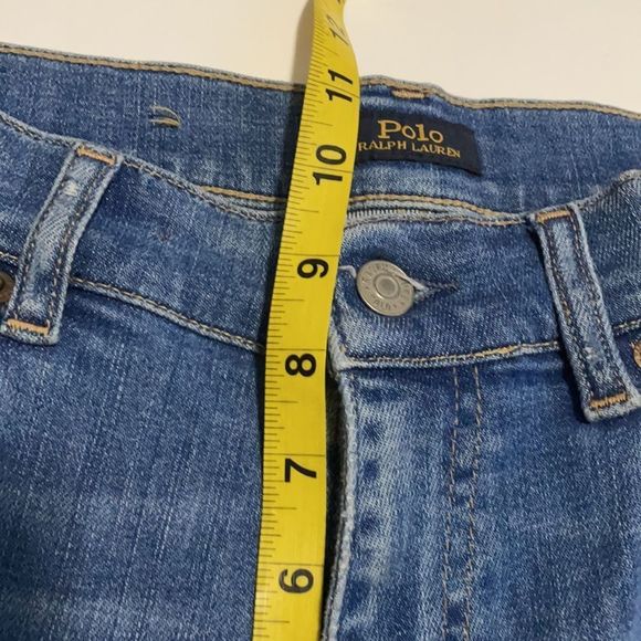 Polo by Ralph Lauren Blue and White Straight Leg Jeans - Picture 6 of 13